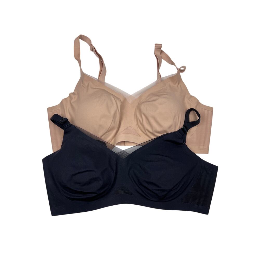 Honeylove Bra Bundle LiftWear Crossover Comfort Wireless Capsule Lounge Basic